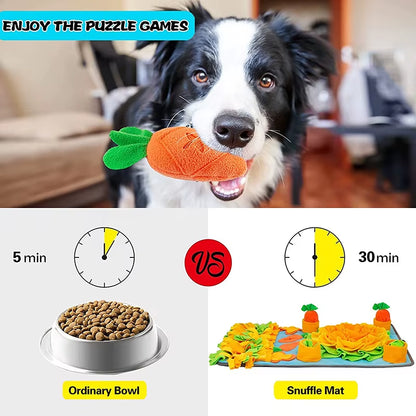 Schnüffelmatte für Hunde und Katzen – Interaktives Futter-Puzzle-Spielzeug zur Förderung der natürlichen Futtersuche