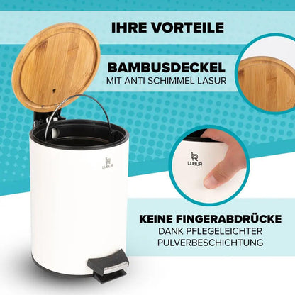 Lubur Kosmetikeimer 3L - Weiß - Kosmetikeimer